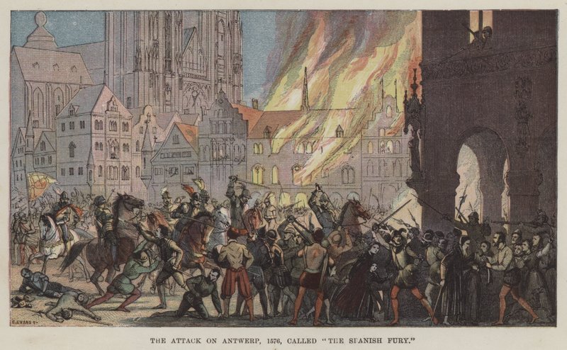 Der Angriff auf Antwerpen von English School
