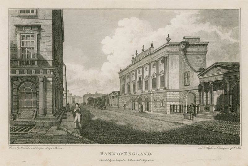 Die Bank von England von English School