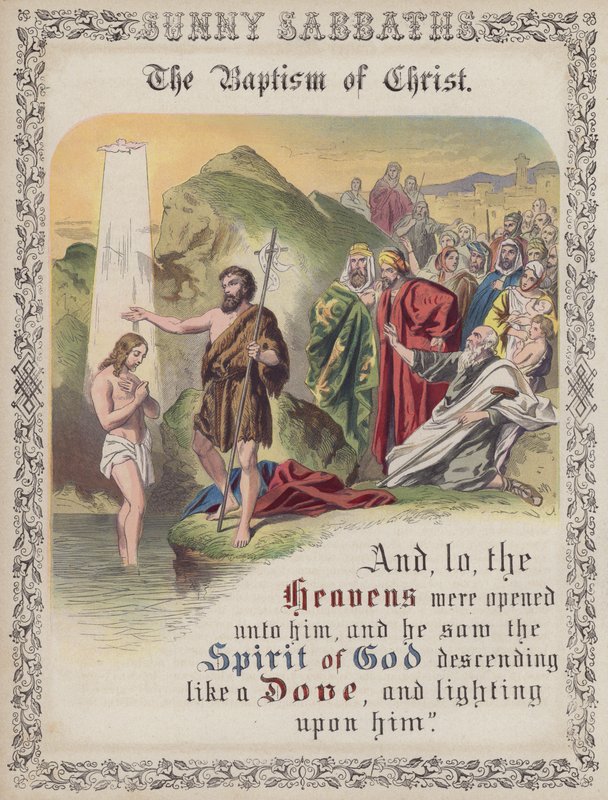 Die Taufe Christi von English School