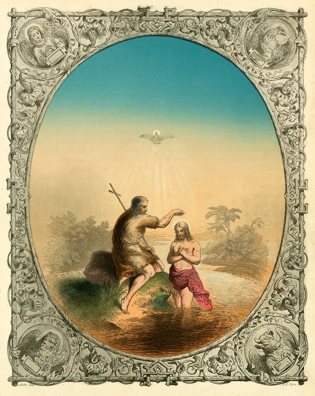 Die Taufe Christi von English School