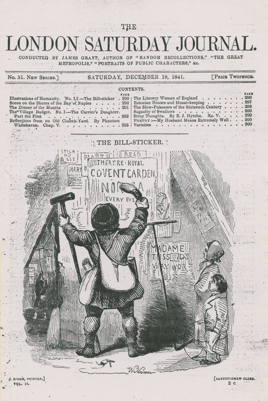 Der Plakatkleber von English School