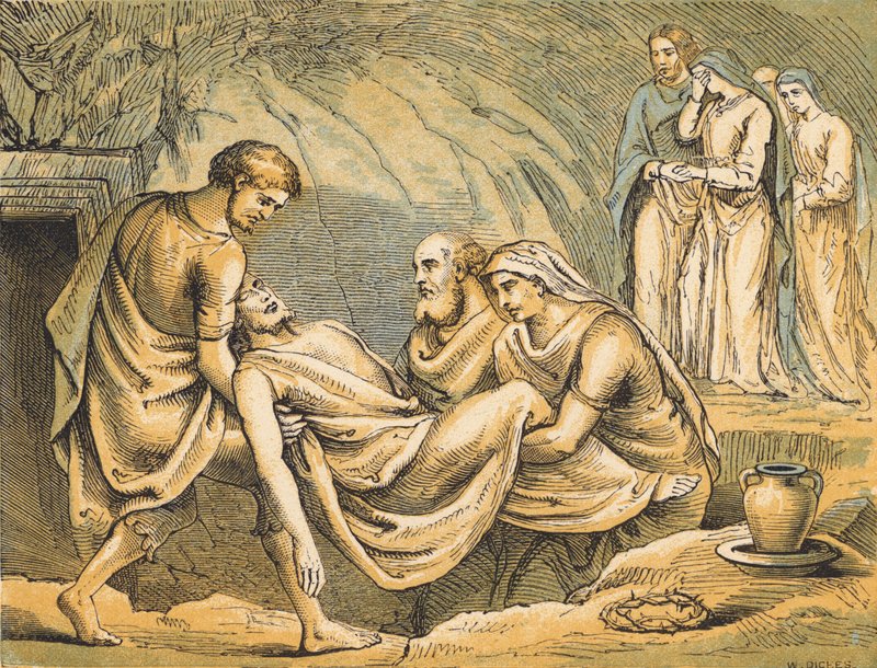 Das Begräbnis von Jesus von English School