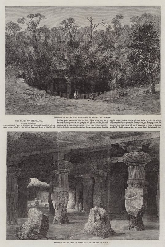 Die Höhlen von Elephanta von English School