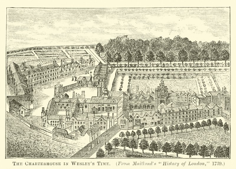 Die Charterhouse zu Wesleys Zeit von English School