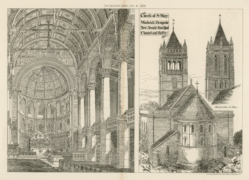 Die Kirche St. Mary in Woolwich von English School