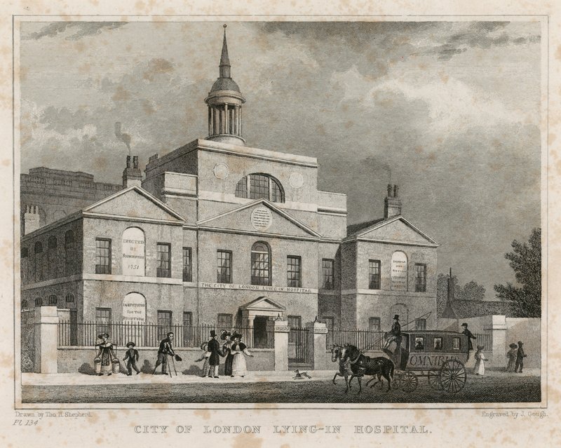 Das City of London Lying-in Hospital von English School