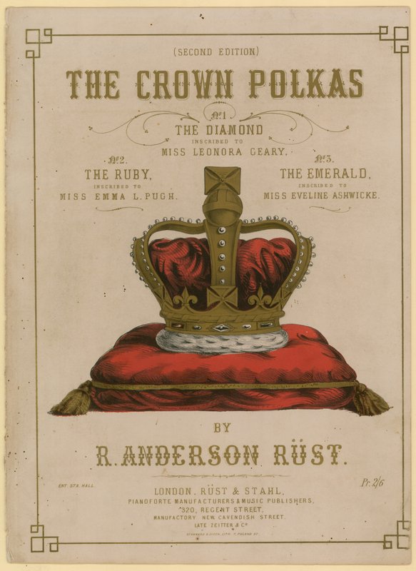 Die Kronen-Polkas von R Anderson Rust von English School