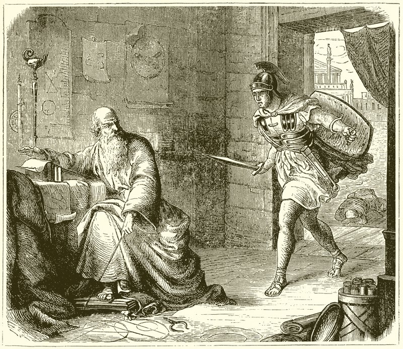 Der Tod des Archimedes von English School