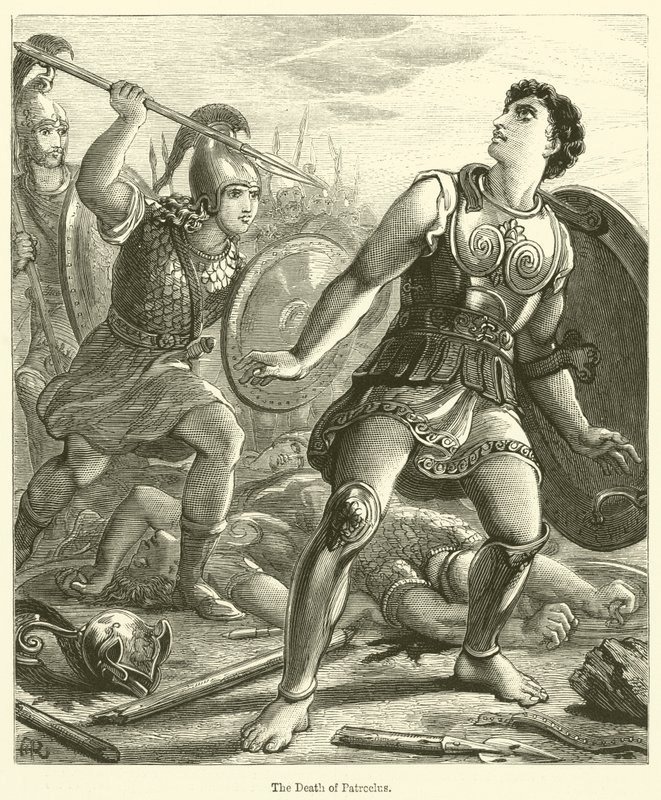 Der Tod des Patroklos von English School