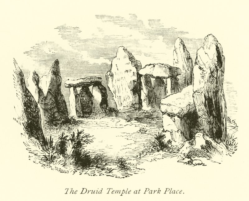 Der Druidentempel bei Park Place von English School