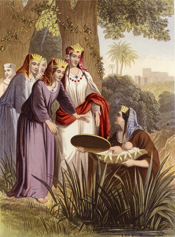 Das Auffinden des Moses von English School