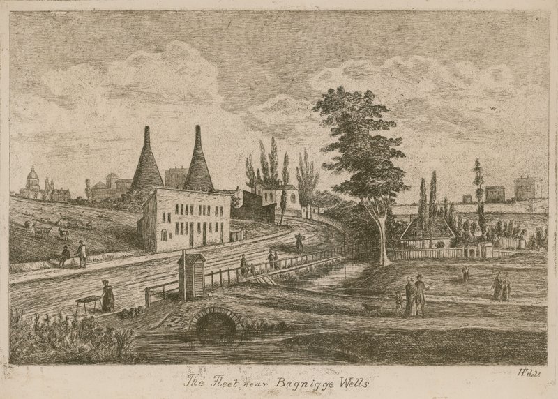 Der Fleet nahe Bagnigge Wells von English School