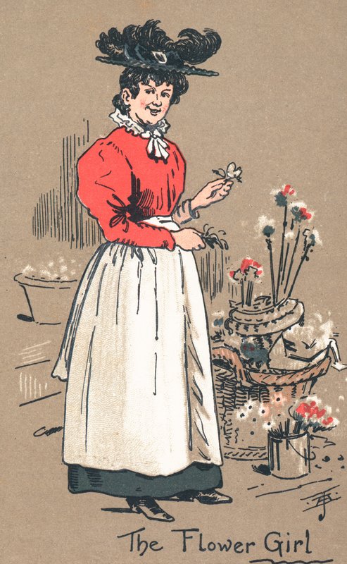 Das Blumenmädchen von English School