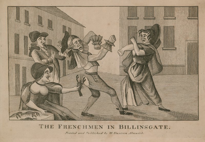 Die Franzosen in Billingsgate von English School