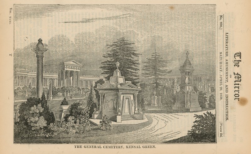 Der Allgemeine Friedhof in Kensal Green von English School