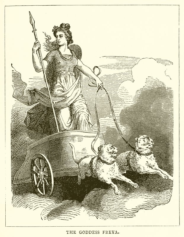 Die Göttin Freya von English School