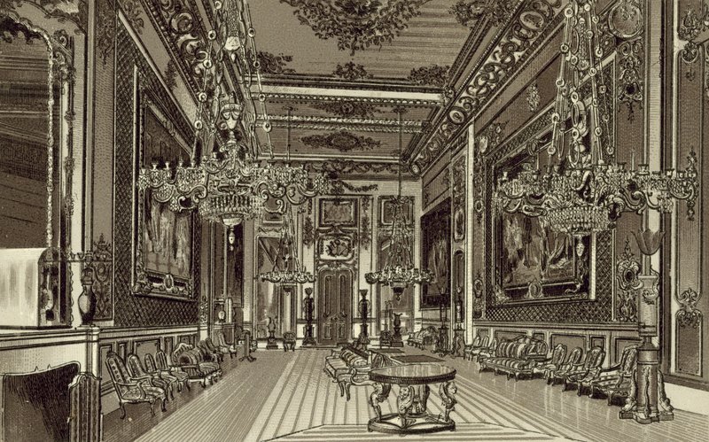 Der Große Empfangsraum, Windsor Castle von English School