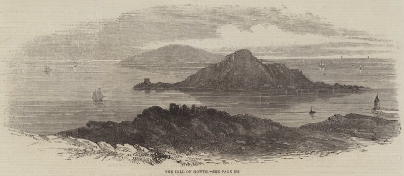 Der Hügel von Howth (Gravur) von English School