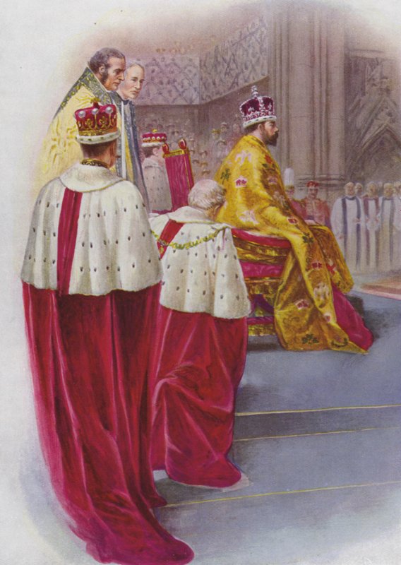 Die Huldigung an den König von English School