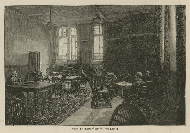Das Imperial Institute: Der Raucherraum der Fellows von English School
