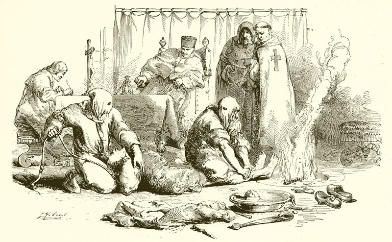 Die Inquisition: Die Folter durch Feuer von English School