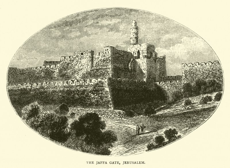Das Jaffa-Tor, Jerusalem von English School