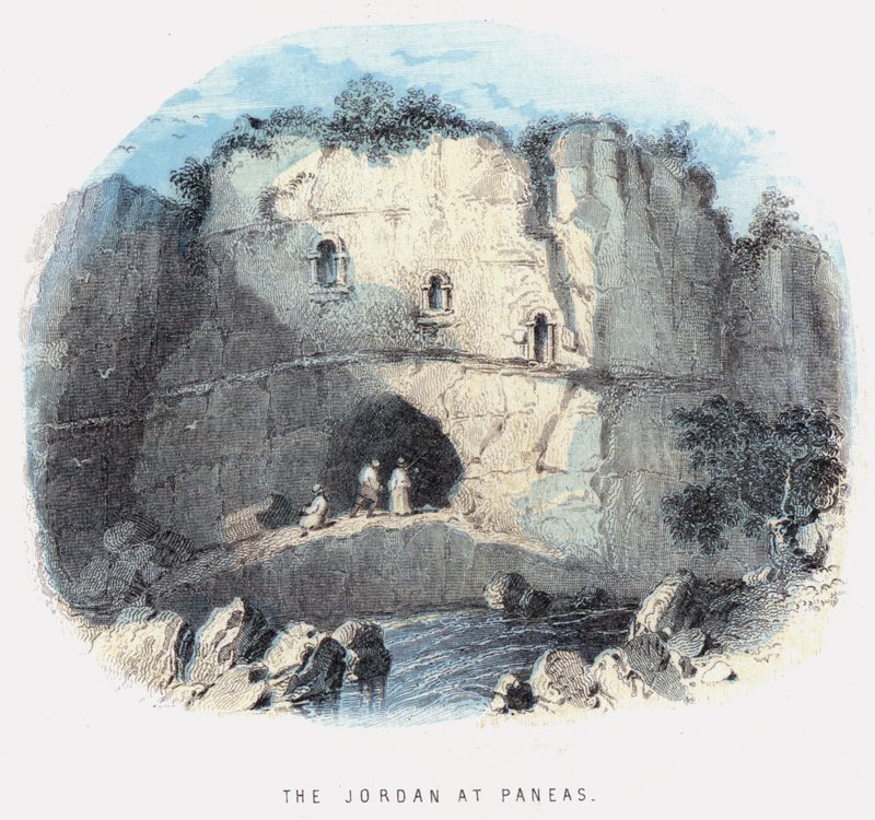 Der Jordan bei Paneas von English School