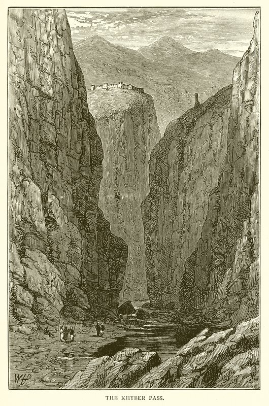 Der Khyber-Pass von English School