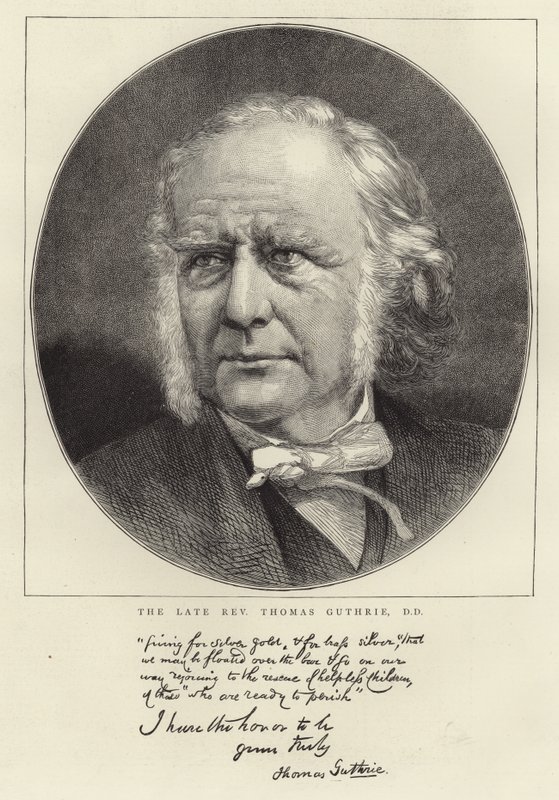 Der verstorbene Rev Thomas Guthrie von English School