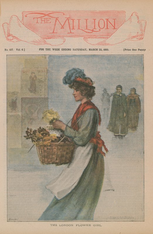 Das Londoner Blumenmädchen von English School