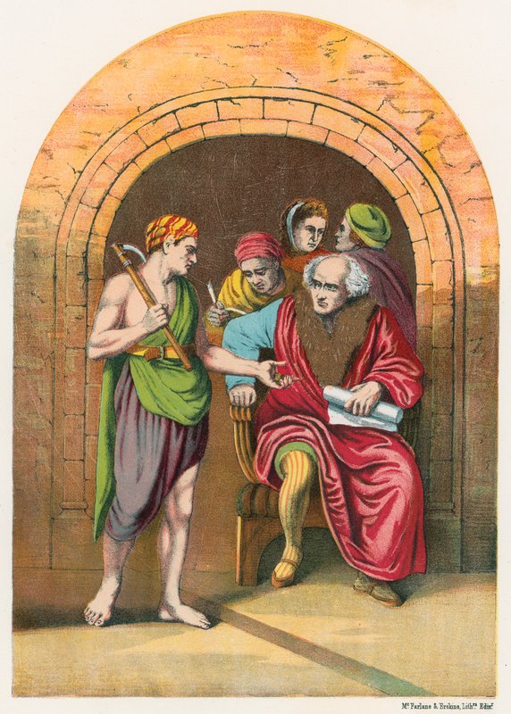Der Herr des Weinbergs von English School