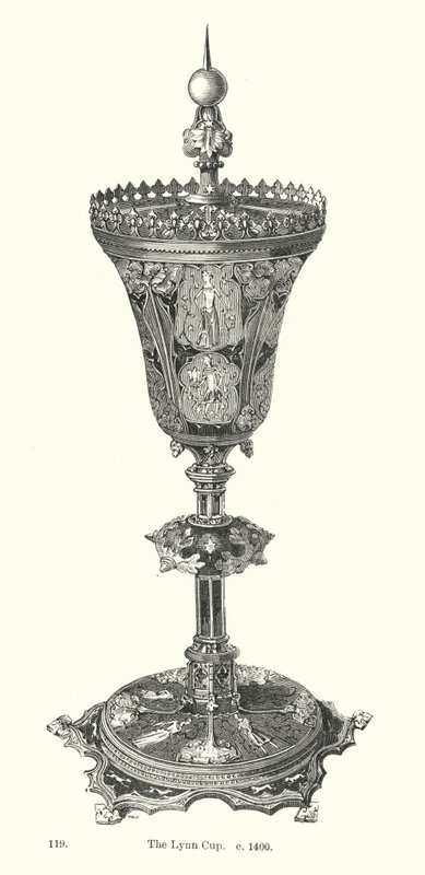 Der Lynn-Pokal, ca. 1400 von English School
