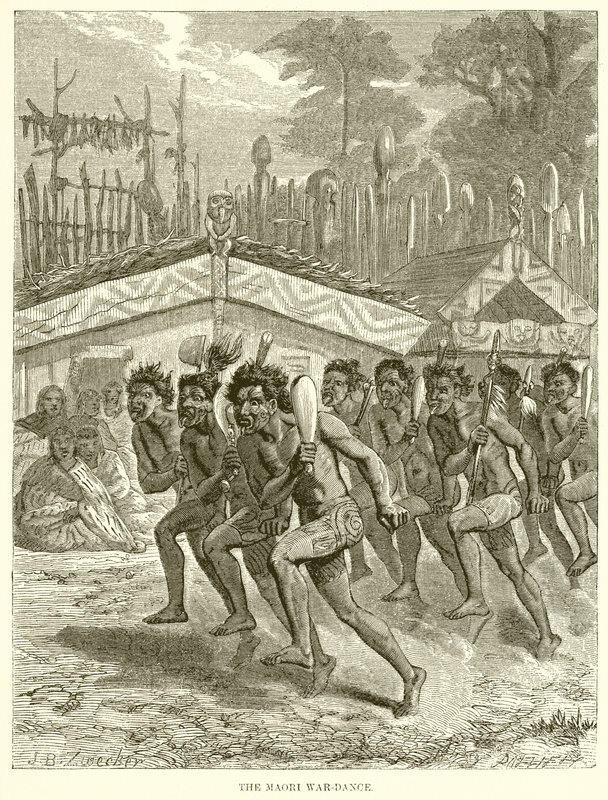 Der Maori-Kriegstanz von English School
