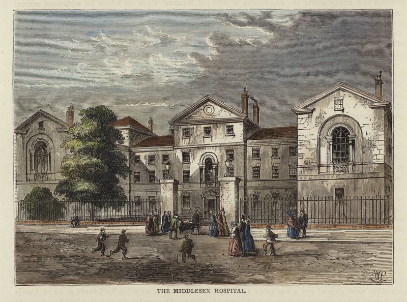 Das Middlesex Hospital von English School