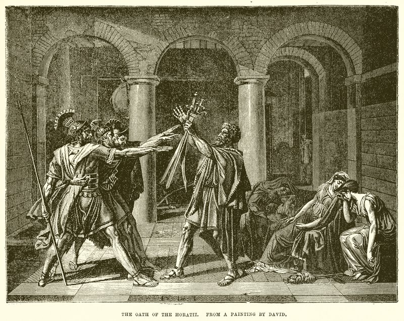 Der Schwur der Horatier von English School