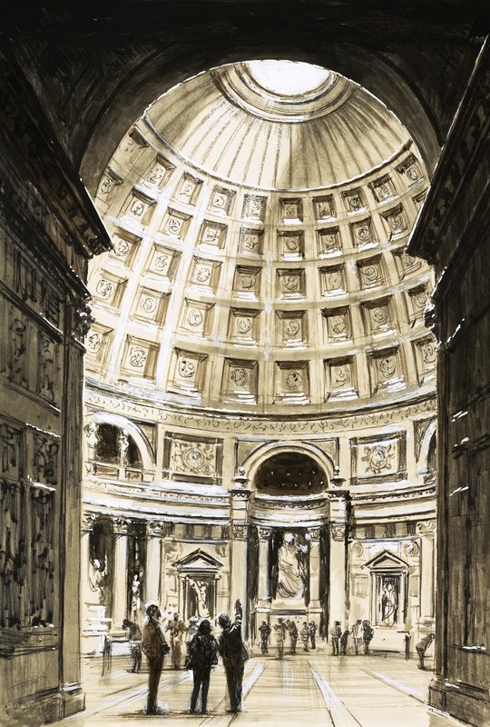 Das Pantheon des Agrippa von English School