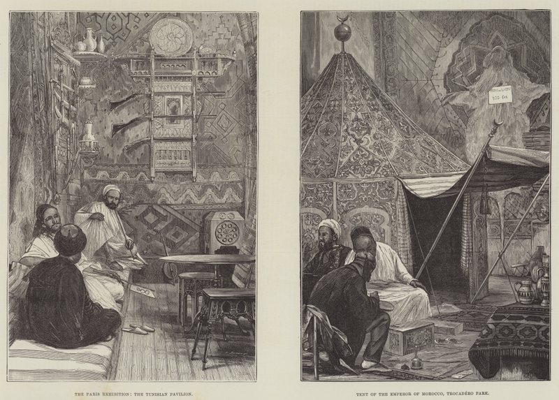 Die Pariser Ausstellung (Gravur) von English School