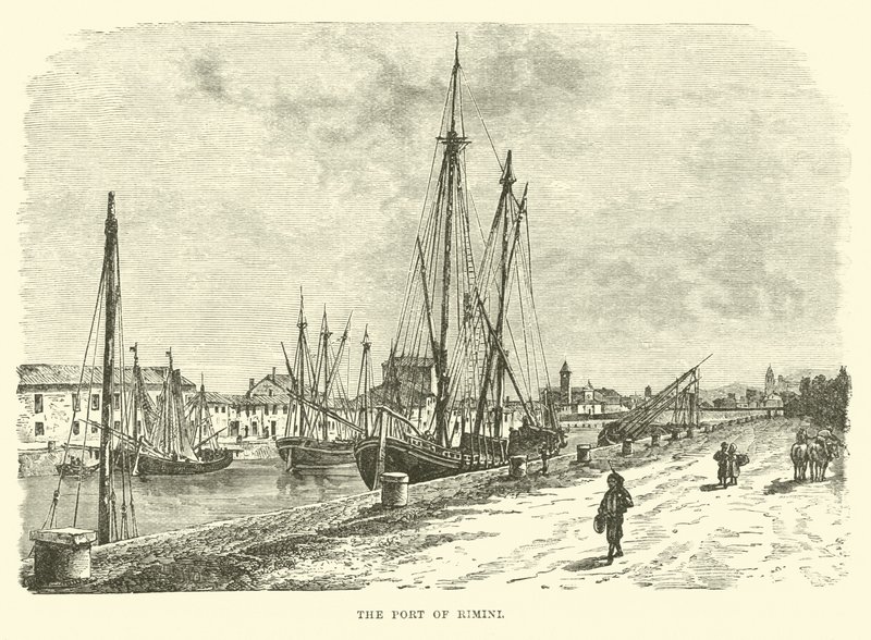 Der Hafen von Rimini von English School