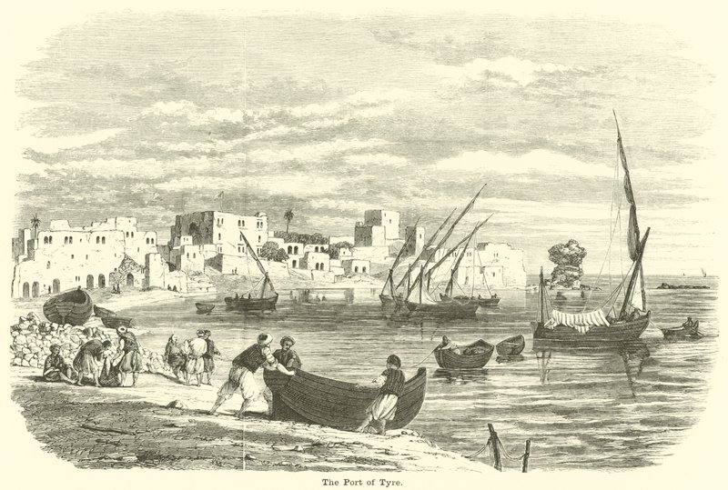 Der Hafen von Tyrus von English School