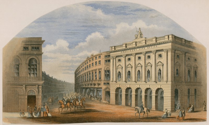 Der Quadrant, Regents Street, London von English School