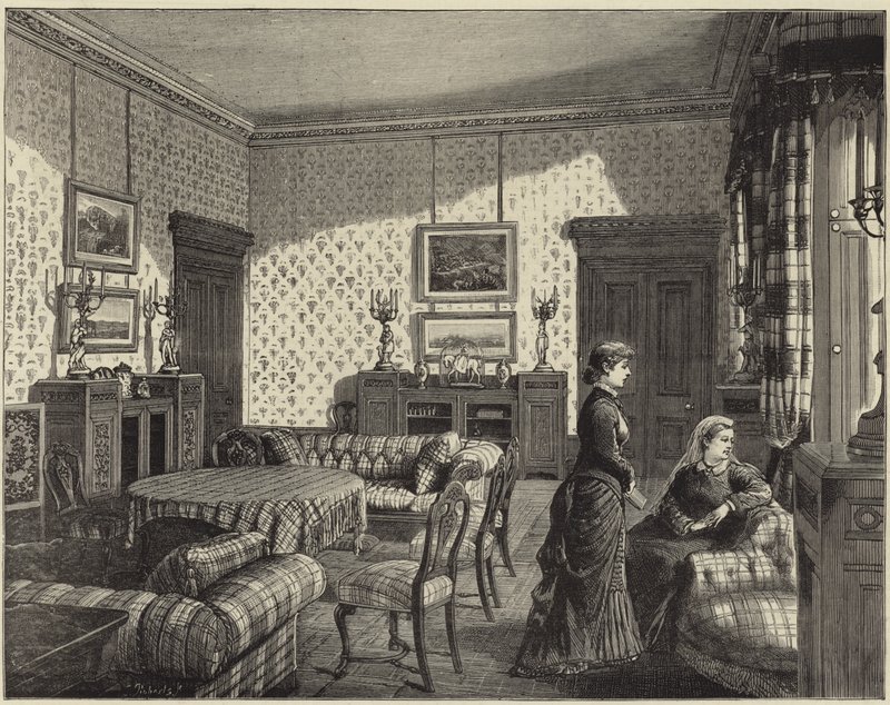 Die Königin in Balmoral von English School