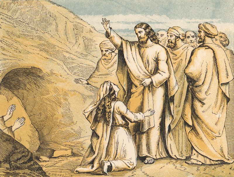 Die Auferweckung des Lazarus von English School