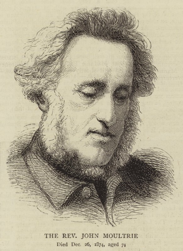 Der Reverend John Moultrie (Stich) von English School