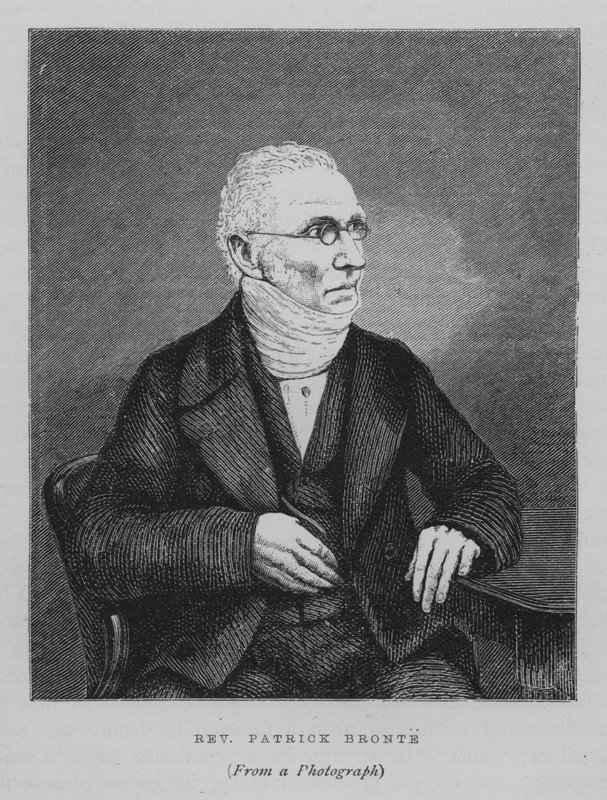 Der Reverend Patrick Bronte (Stich) von English School