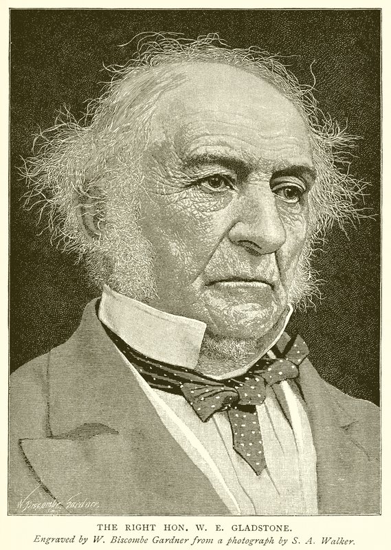 Der Rechte Ehrenwerte W.E. Gladstone von English School