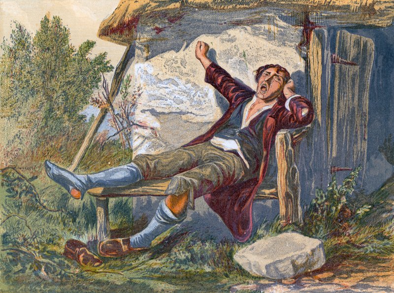 Der Faulpelz von English School