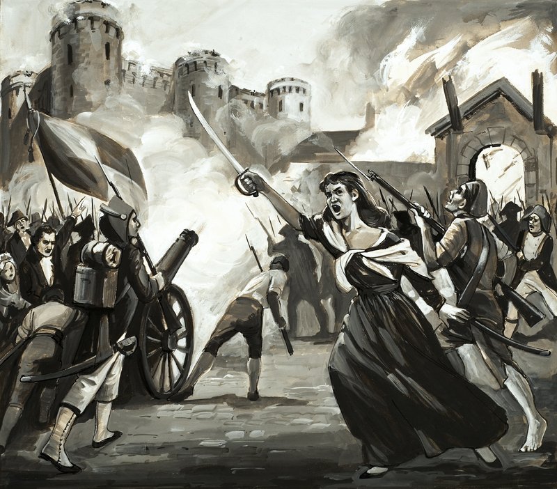 Der Sturm auf die Bastille von English School