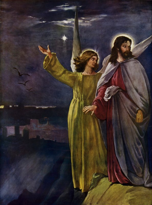 Die Versuchung Jesu von English School