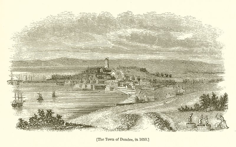 Die Stadt Dundee, 1650 von English School