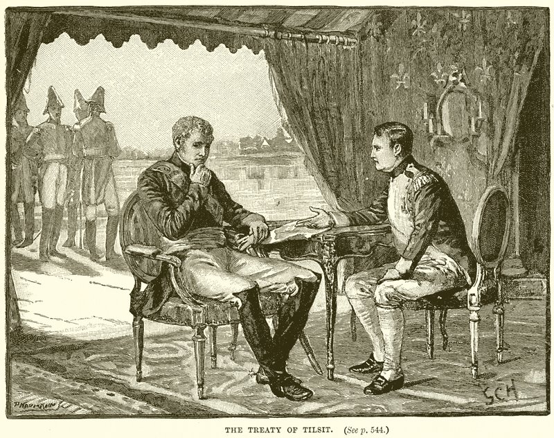 Der Vertrag von Tilsit von English School